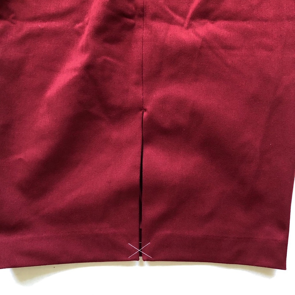 EXPRESS Red Pencil Skirt - Picture 5 of 5